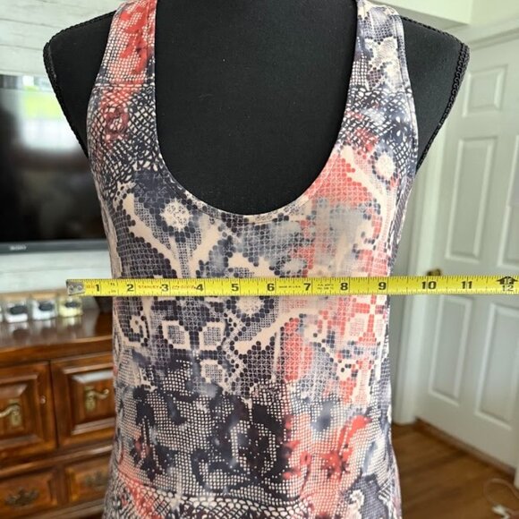 Viereck Multicolor Razor Back Sleeveless Printed Maxi Dress Womens Size Medium - Picture 4 of 6